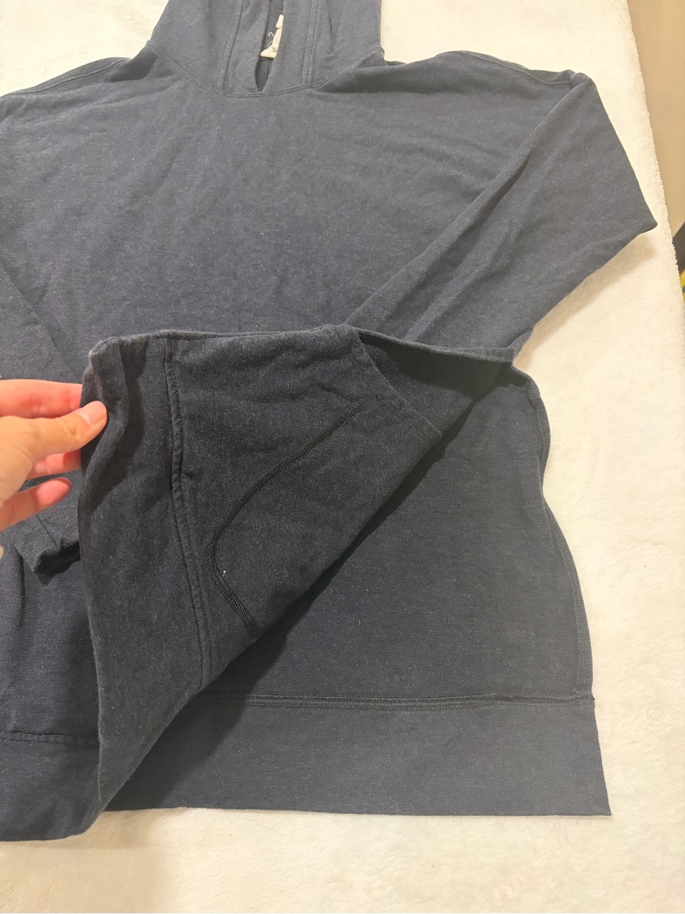 Lululemon Oversized Logo Hoodie Pullover - Size 6 - Picture 4 of 8